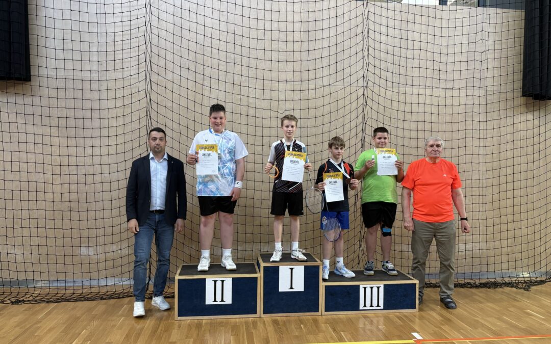 Diákolimpia tollaslabda I. helyezés