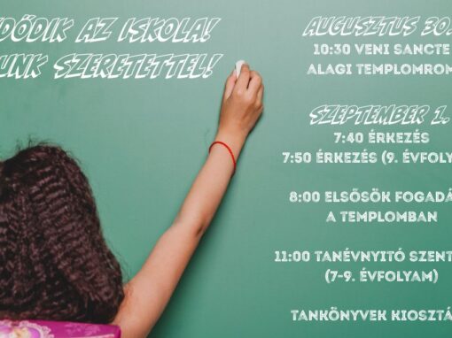 Kezdődik az iskola! Kezdődik az iskola!