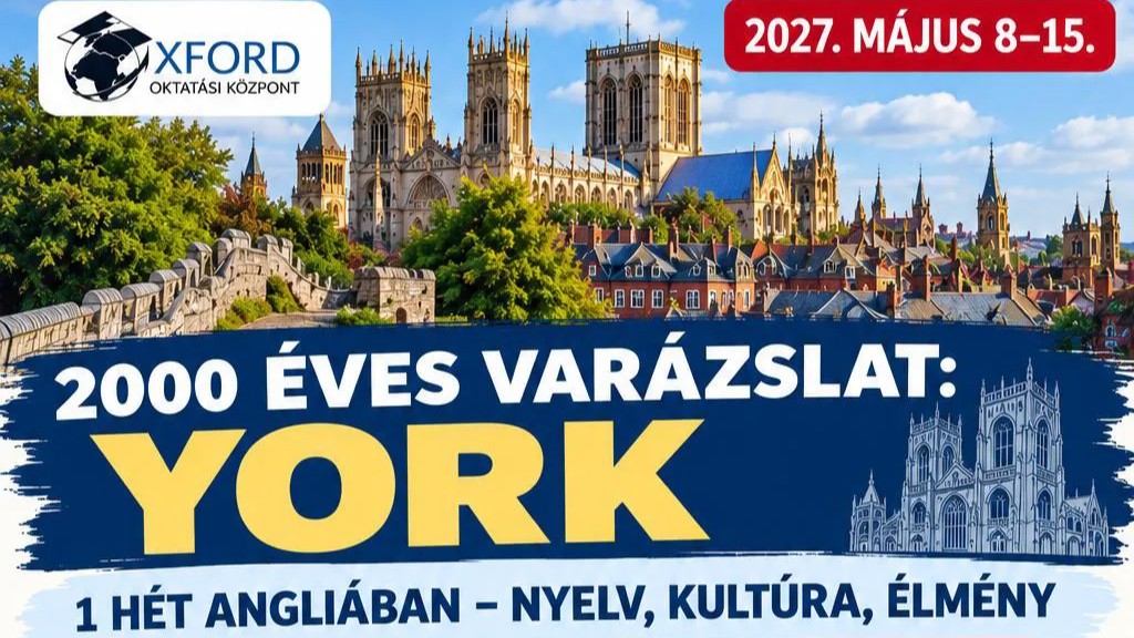 Angliai tanulmányi út Yorkba